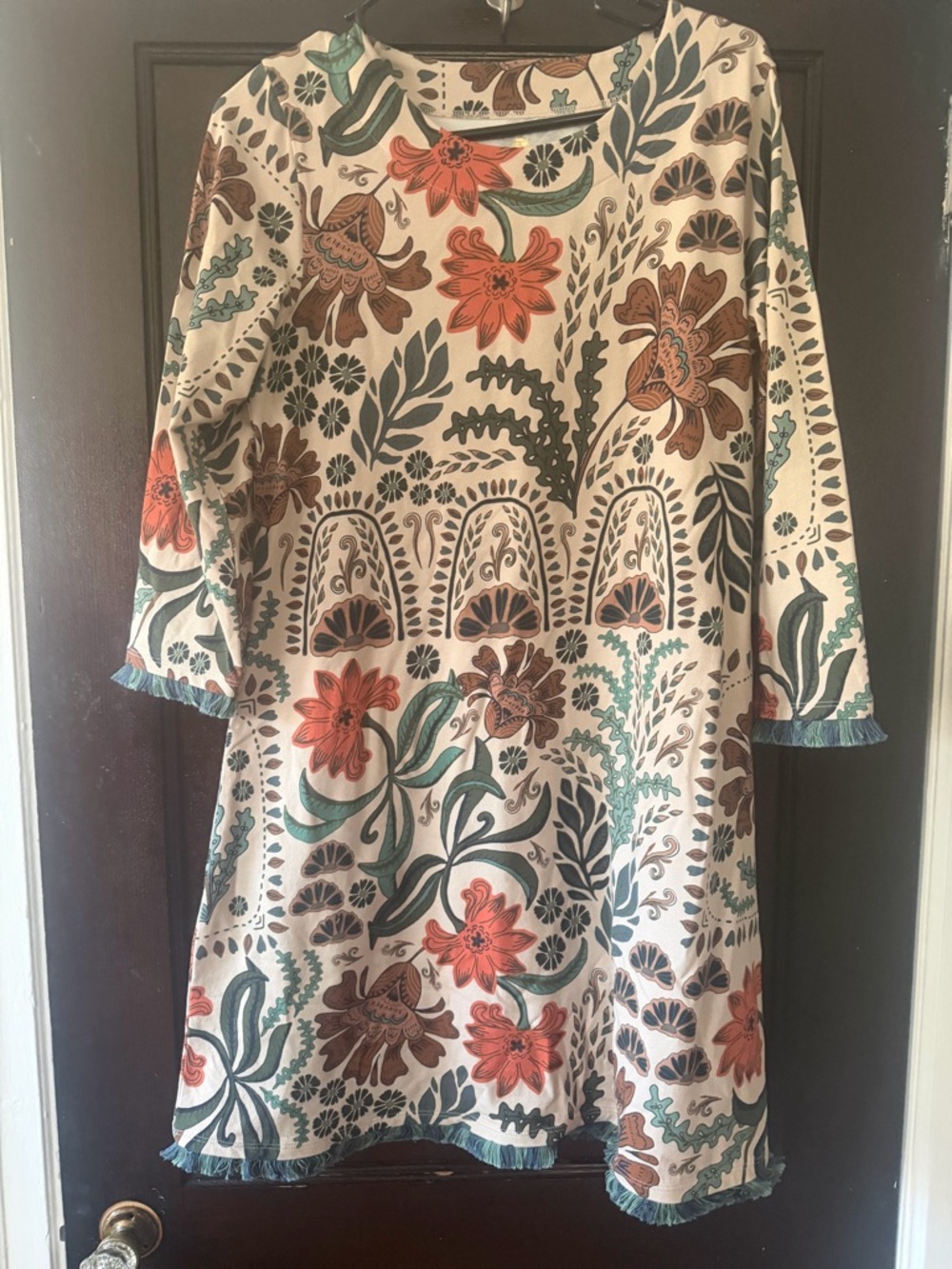 Spartina 449 Island Fringe Dress size medium NWT